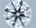 Natural Diamond 3.01 Carats, Round with Very Good Cut, G Color, VVS1 Clarity and Certified by GIA