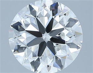 Picture of Natural Diamond 3.01 Carats, Round with Very Good Cut, G Color, VVS1 Clarity and Certified by GIA