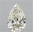 Natural Diamond 2.01 Carats, Pear with  Cut, K Color, SI1 Clarity and Certified by IGI