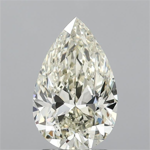 Picture of Natural Diamond 2.01 Carats, Pear with  Cut, K Color, SI1 Clarity and Certified by IGI