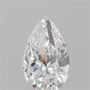 Picture of Natural Diamond 1.06 Carats, Pear with  Cut, D Color, VVS1 Clarity and Certified by GIA