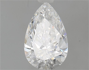 Picture of Natural Diamond 0.70 Carats, Pear with  Cut, E Color, SI1 Clarity and Certified by GIA