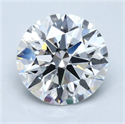 Natural Diamond 1.54 Carats, Round with Excellent Cut, E Color, VS2 Clarity and Certified by GIA