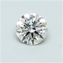 Natural Diamond 0.45 Carats, Round with Excellent Cut, H Color, VVS1 Clarity and Certified by GIA