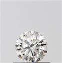 Natural Diamond 0.50 Carats, Round with Excellent Cut, J Color, VS2 Clarity and Certified by IGI