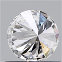 Natural Diamond 0.55 Carats, Round with Excellent Cut, F Color, I1 Clarity and Certified by GIA