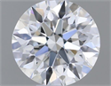 Natural Diamond 0.40 Carats, Round with Excellent Cut, G Color, VVS1 Clarity and Certified by GIA