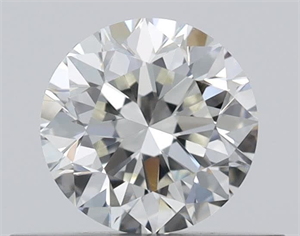 Picture of Natural Diamond 0.40 Carats, Round with Very Good Cut, I Color, VS1 Clarity and Certified by GIA