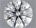 Natural Diamond 0.40 Carats, Round with Excellent Cut, K Color, VVS2 Clarity and Certified by GIA