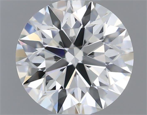 Picture of Natural Diamond 0.40 Carats, Round with Excellent Cut, K Color, VVS2 Clarity and Certified by GIA