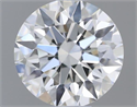 Natural Diamond 0.42 Carats, Round with Excellent Cut, J Color, VVS1 Clarity and Certified by GIA