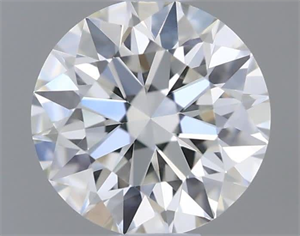 Picture of Natural Diamond 0.42 Carats, Round with Excellent Cut, J Color, VVS1 Clarity and Certified by GIA