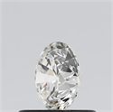 Natural Diamond 0.50 Carats, Round with Excellent Cut, J Color, SI1 Clarity and Certified by GIA