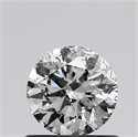 Natural Diamond 0.59 Carats, Round with Very Good Cut, H Color, I1 Clarity and Certified by GIA