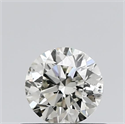 Natural Diamond 0.50 Carats, Round with Excellent Cut, K Color, SI2 Clarity and Certified by GIA