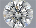 Natural Diamond 0.59 Carats, Round with Excellent Cut, J Color, VS1 Clarity and Certified by IGI