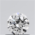 Natural Diamond 0.50 Carats, Round with Excellent Cut, E Color, I1 Clarity and Certified by GIA