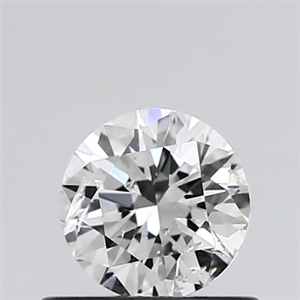 Picture of Natural Diamond 0.50 Carats, Round with Excellent Cut, E Color, I1 Clarity and Certified by GIA