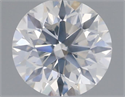 Natural Diamond 0.60 Carats, Round with Excellent Cut, H Color, SI2 Clarity and Certified by GIA