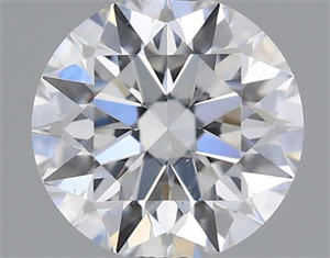 Picture of Natural Diamond 0.40 Carats, Round with Excellent Cut, F Color, SI1 Clarity and Certified by GIA