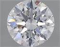 Natural Diamond 0.40 Carats, Round with Very Good Cut, D Color, VS2 Clarity and Certified by GIA