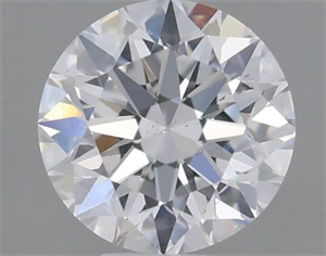 Picture of Natural Diamond 0.40 Carats, Round with Very Good Cut, D Color, VS2 Clarity and Certified by GIA