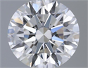 Natural Diamond 0.40 Carats, Round with Very Good Cut, F Color, SI1 Clarity and Certified by GIA