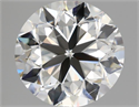 Natural Diamond 3.01 Carats, Round with Very Good Cut, H Color, VS2 Clarity and Certified by IGI