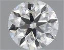 Natural Diamond 0.40 Carats, Round with Very Good Cut, G Color, I1 Clarity and Certified by GIA