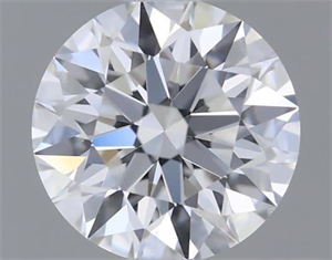 Picture of Natural Diamond 0.40 Carats, Round with Excellent Cut, G Color, VVS1 Clarity and Certified by GIA