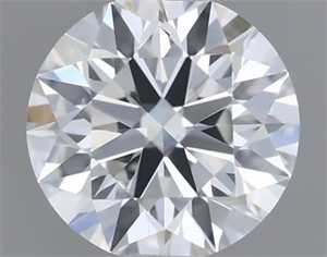 Picture of Natural Diamond 0.40 Carats, Round with Excellent Cut, E Color, VS1 Clarity and Certified by GIA