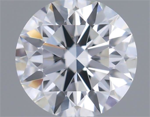 Picture of Natural Diamond 0.40 Carats, Round with Excellent Cut, H Color, VS2 Clarity and Certified by GIA