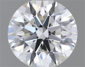 Picture of Natural Diamond 0.40 Carats, Round with Excellent Cut, I Color, VS1 Clarity and Certified by GIA