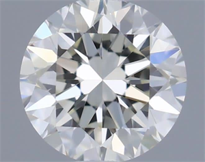 Picture of Natural Diamond 0.40 Carats, Round with Very Good Cut, K Color, VS1 Clarity and Certified by GIA