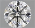 Natural Diamond 0.40 Carats, Round with Very Good Cut, J Color, VS2 Clarity and Certified by GIA