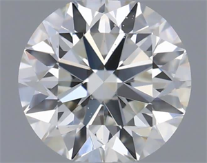 Picture of Natural Diamond 0.40 Carats, Round with Very Good Cut, J Color, SI1 Clarity and Certified by GIA