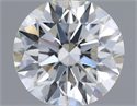 Natural Diamond 0.40 Carats, Round with Excellent Cut, K Color, VVS1 Clarity and Certified by GIA