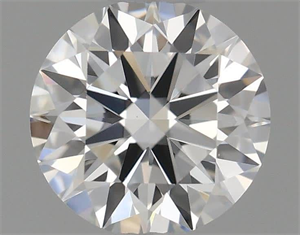 Picture of Natural Diamond 0.41 Carats, Round with Excellent Cut, E Color, VS1 Clarity and Certified by GIA