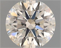 Natural Diamond 0.40 Carats, Round with Excellent Cut, K Color, VVS2 Clarity and Certified by GIA