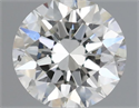 Natural Diamond 0.40 Carats, Round with Excellent Cut, H Color, SI1 Clarity and Certified by IGI