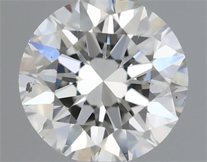 Picture of Natural Diamond 0.40 Carats, Round with Excellent Cut, H Color, SI1 Clarity and Certified by IGI