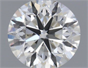 Natural Diamond 0.40 Carats, Round with Very Good Cut, H Color, SI1 Clarity and Certified by IGI