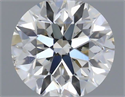 Natural Diamond 0.40 Carats, Round with Very Good Cut, H Color, SI1 Clarity and Certified by IGI