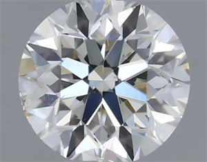 Picture of Natural Diamond 0.40 Carats, Round with Very Good Cut, H Color, SI1 Clarity and Certified by IGI