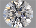 Natural Diamond 0.41 Carats, Round with Excellent Cut, F Color, VS1 Clarity and Certified by GIA