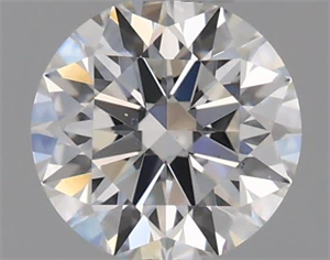 Picture of Natural Diamond 0.41 Carats, Round with Excellent Cut, F Color, VS1 Clarity and Certified by GIA