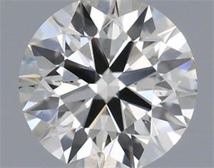 Picture of Natural Diamond 0.42 Carats, Round with Excellent Cut, I Color, VS2 Clarity and Certified by IGI