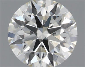 Picture of Natural Diamond 0.40 Carats, Round with Excellent Cut, I Color, SI1 Clarity and Certified by IGI