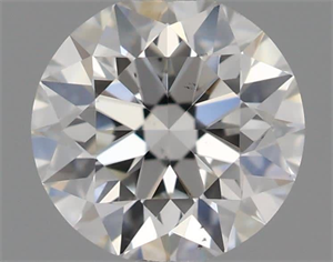 Picture of Natural Diamond 0.40 Carats, Round with Excellent Cut, I Color, VS2 Clarity and Certified by GIA