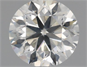 Natural Diamond 0.70 Carats, Round with Very Good Cut, J Color, SI2 Clarity and Certified by GIA